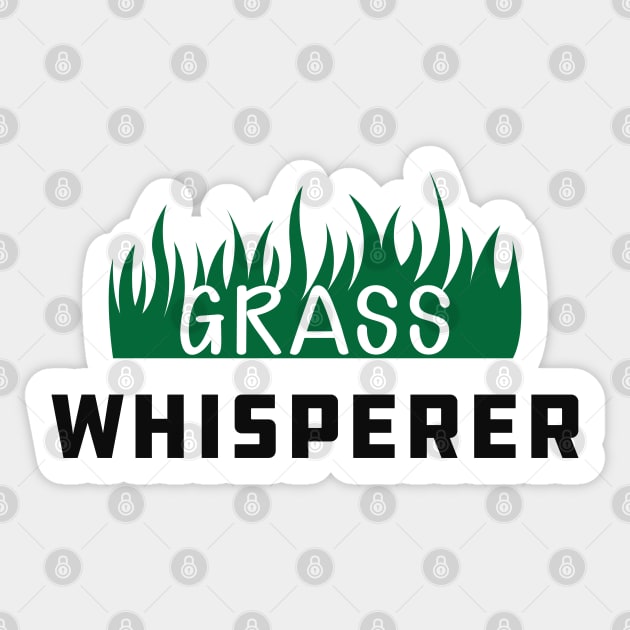 Mower - Grass Whisperer Sticker by KC Happy Shop